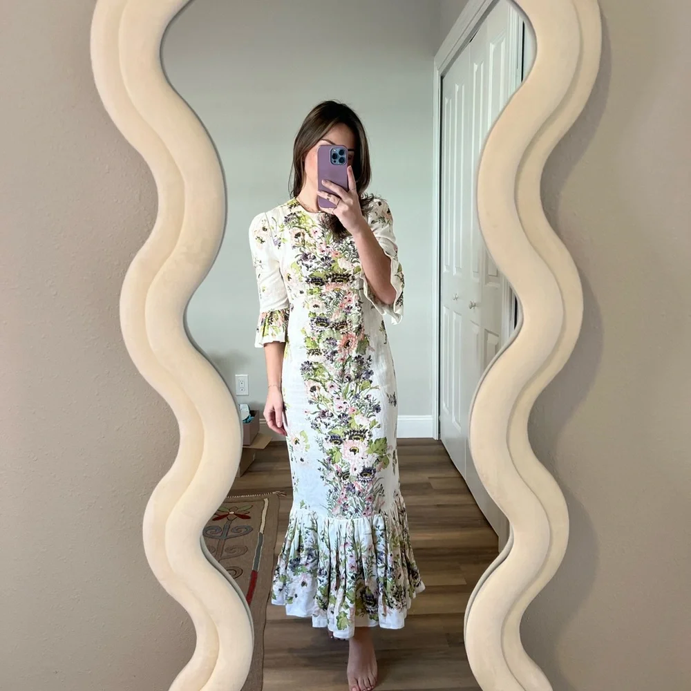 Zimmermann Floral White Maxi Dress - Picture 2 of 6